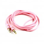 Wholesale Auxiliary Cable 3.5mm to 3.5mm Cable (Pink)